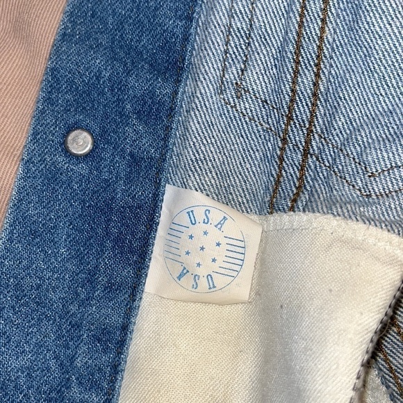 Bristol Blues Vintage USA Made Denim Jean Jacket Youth Medium 10/12 - Picture 11 of 15